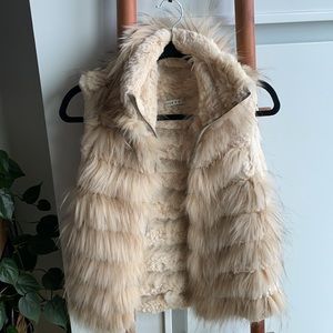 Alice + Olivia Real Fur Vest